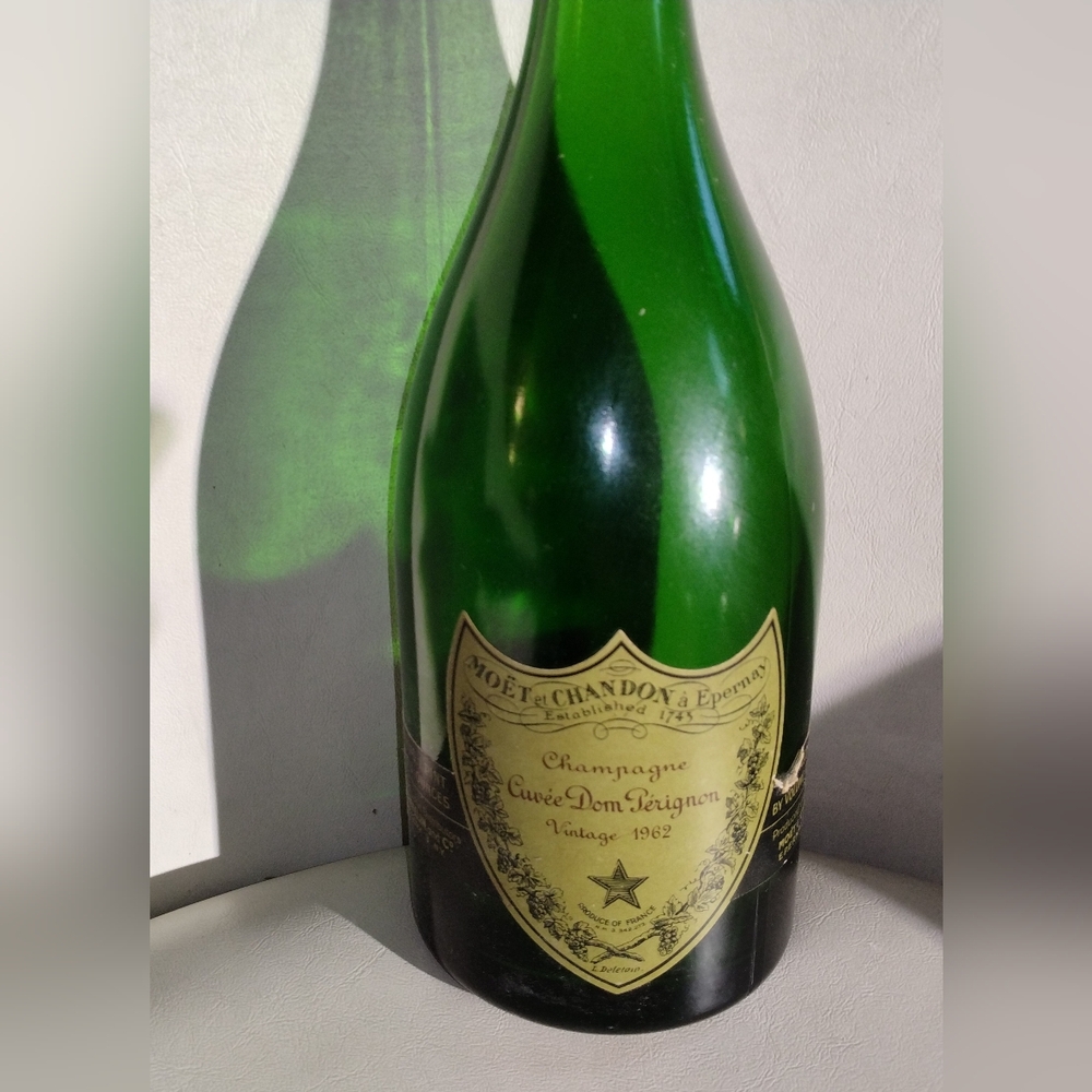 Dom Perignon Vintage 1962 empty bottle